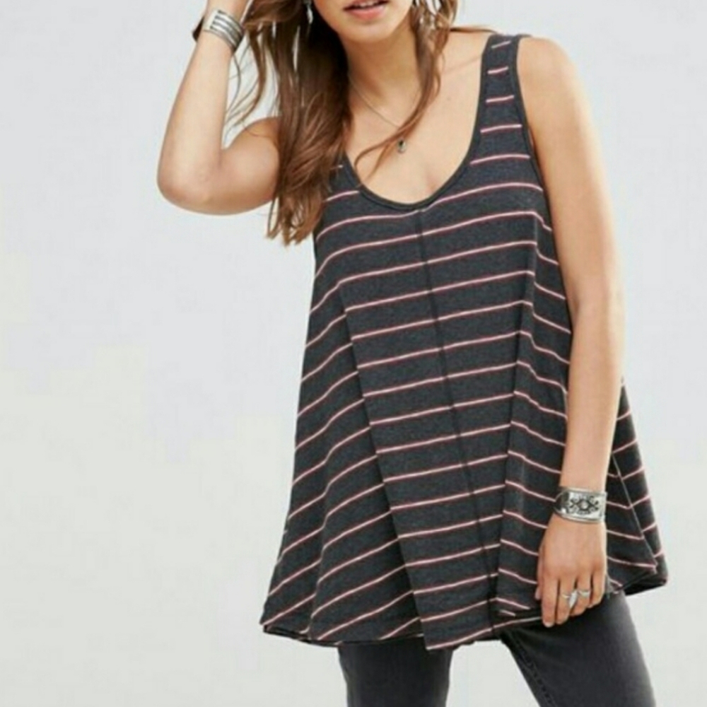 UO We the Free Garden Sleeveless Flared Tank